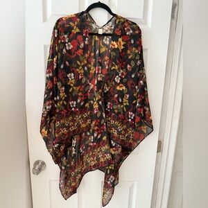 EST. 1946 SWIMSUIT COVERUP for Women Kimono Cardigan Beach Floral Boho